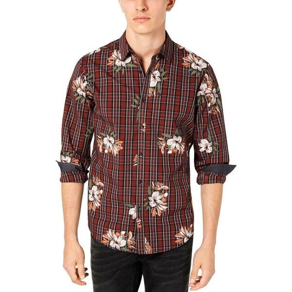 mens red button down dress shirt size m mens red button down dress shirt size m