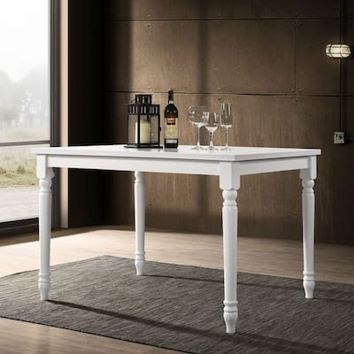Rectangular Farmhouse Style Dining Table - 47.5" - White