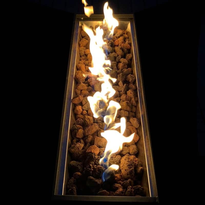 Steel Propane Gas Fire Pit Table For Outdoors
