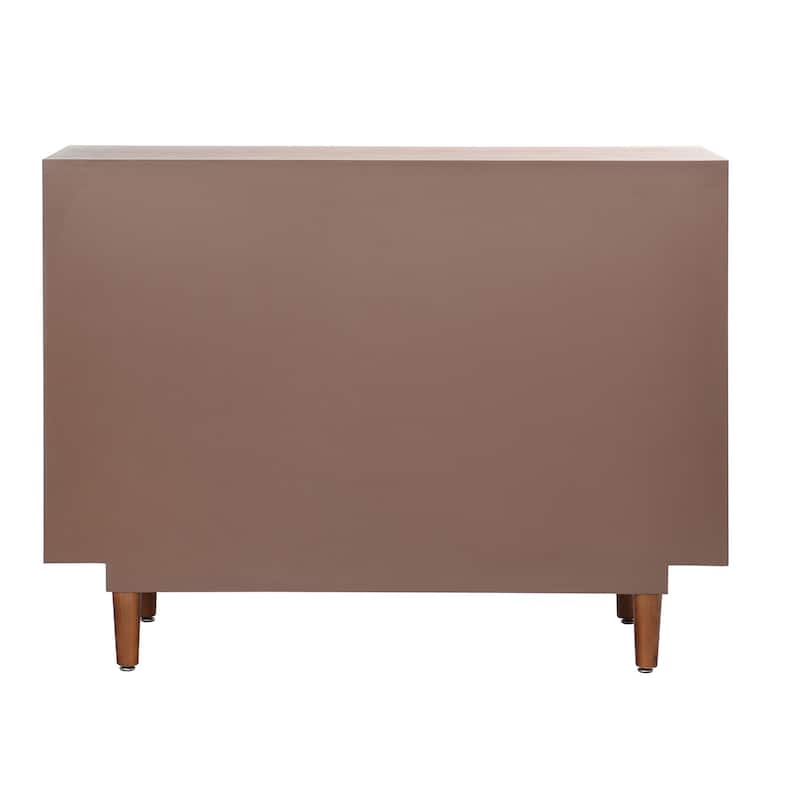 Dann Foley - Six Drawer Dresser - Walnut Wood Veneer