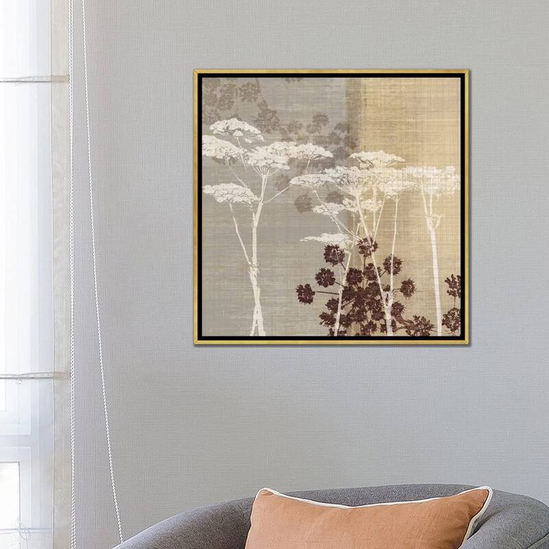 iCanvas "Lace I" by Tandi Venter Framed