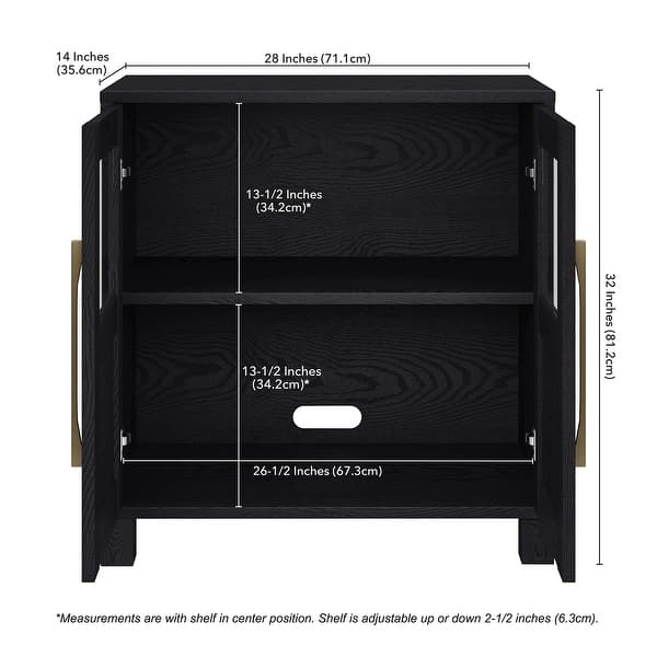 dimension image slide 1 of 4, Holbrook 28" Wide Rectangular Accent Cabinet - 28" Wide