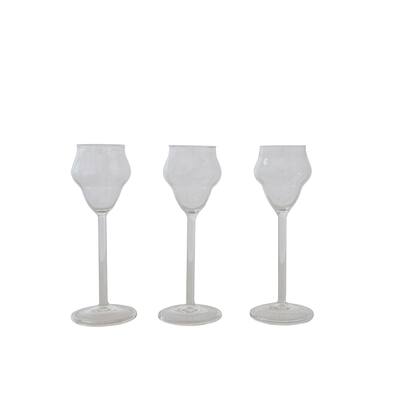 Stemmed Sambuca Glass - 2.5"L x 2.5"W x 6.8"H