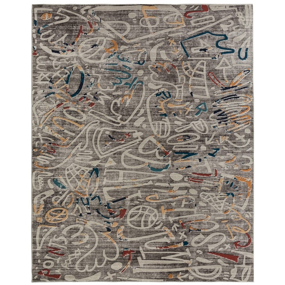 Katie Merz SPORTSGLYPHS Basketball Area Rug