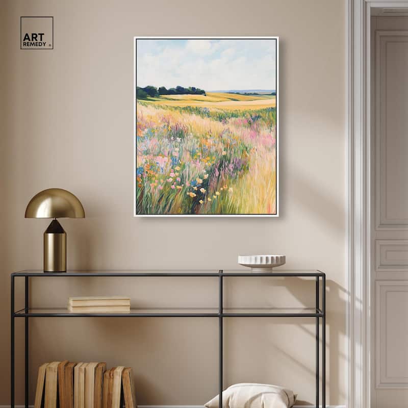 Open Field II Canvas by Art Remedy