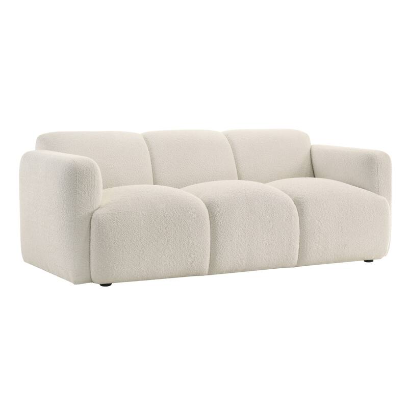 Sierra Ivory Boucle Accent Chair, Loveseat, Sofa, or Living Room Set
