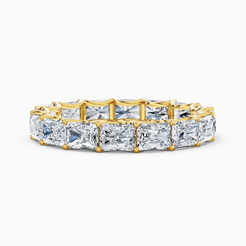 Auriya 14k Gold Radiant East-West Lab Grown Diamond Eternity Band 2.10 - 8.25 ct. tw. (F-G, VS) - 3.20 ct. wt. - 8.5 - Yellow