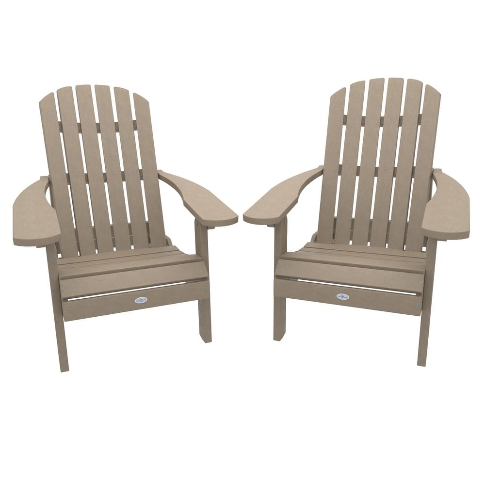 BAHIA VERDE OUTDOORS Cape Folding and Reclining Adirondack Chair Set
