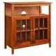 preview thumbnail 5 of 33, Copper Grove Angelina 2-door TV Stand Cherry