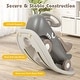 preview thumbnail 8 of 18, Costway Convertible Rocking Horse & Sliding Car with Detachable - See Details