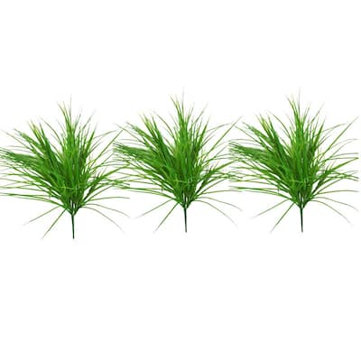 Artificial Monkey Grass Bush, Set of 3