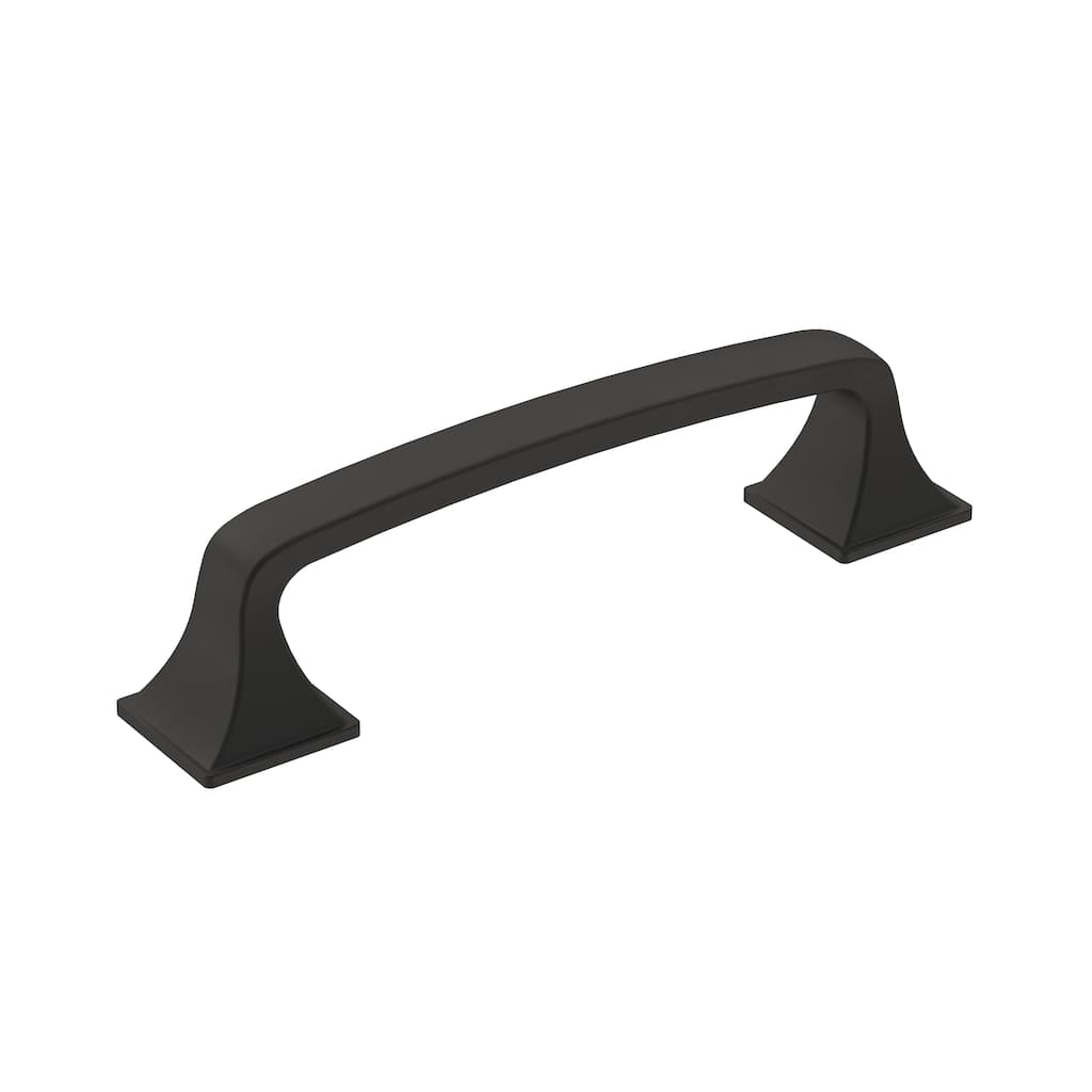 Ville 3-3/4 in (96 mm) Center-to-Center Matte Black Cabinet Pull - 3.75