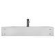 Pyramid Solid Surface Wall-Mounted Bathroom Sink
