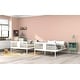 preview thumbnail 15 of 42, Full over Full Solid Wood Loft-Style Bunk Bed with Ladder, Convertible into Two Beds, Solid Wood Frame for Kids' Bedrooms