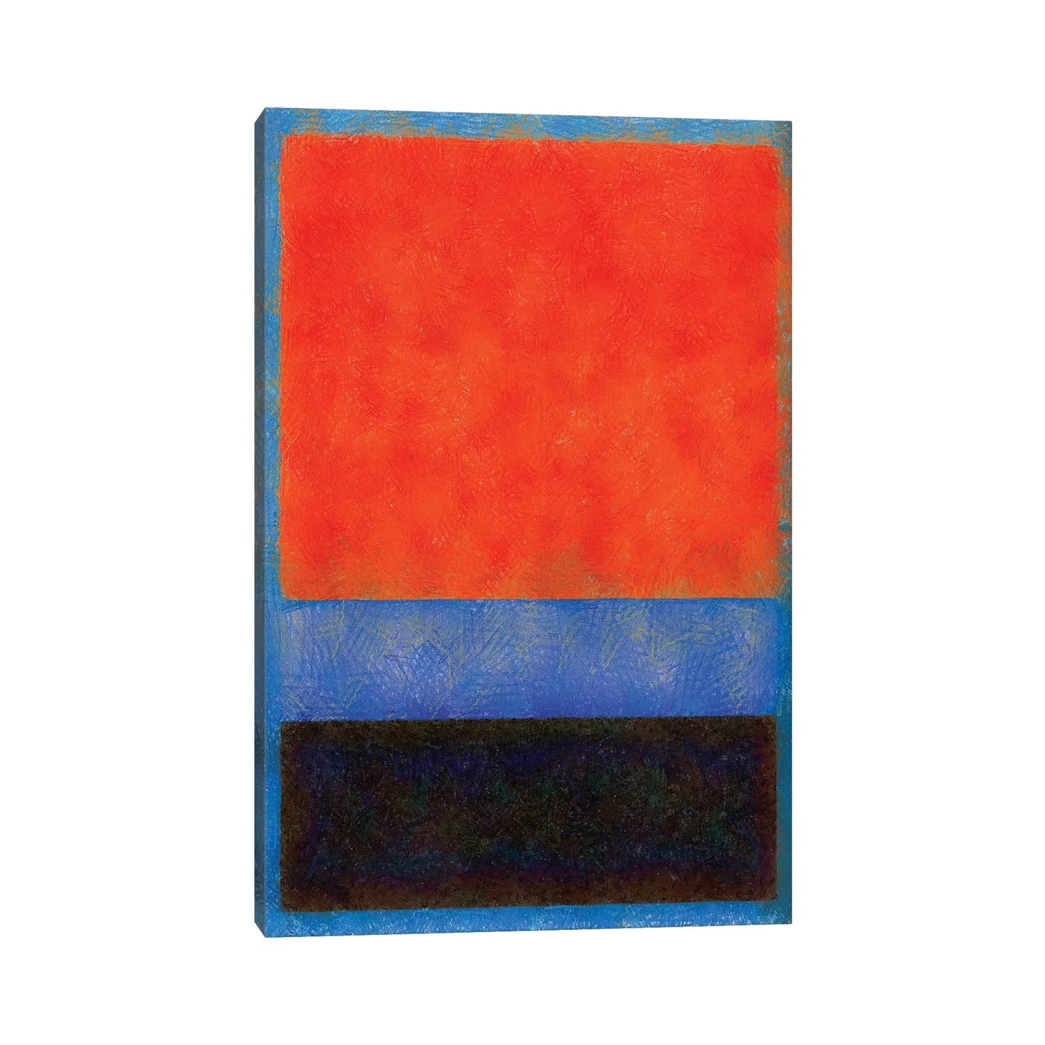 iCanvas "Rothko Style Red Black And Blue" by Tom Quartermaine Canvas Print