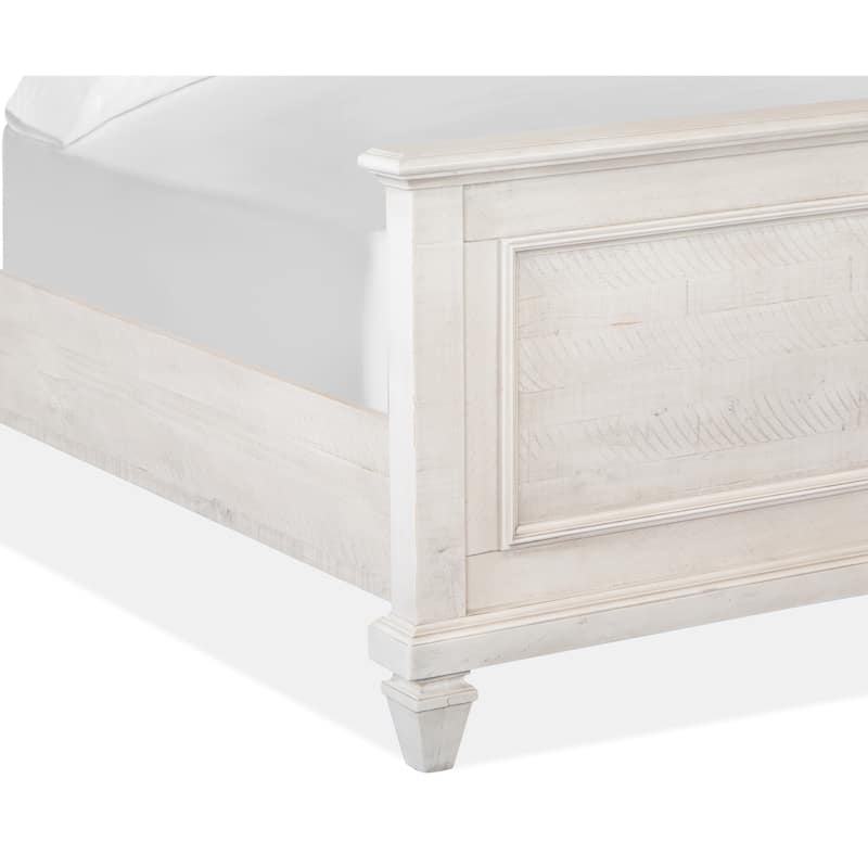 Magnussen Home Newport Alabaster King Shutter Panel Bed