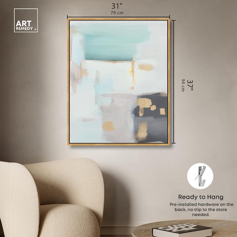 Misty Luxe III Canvas by Art Remedy