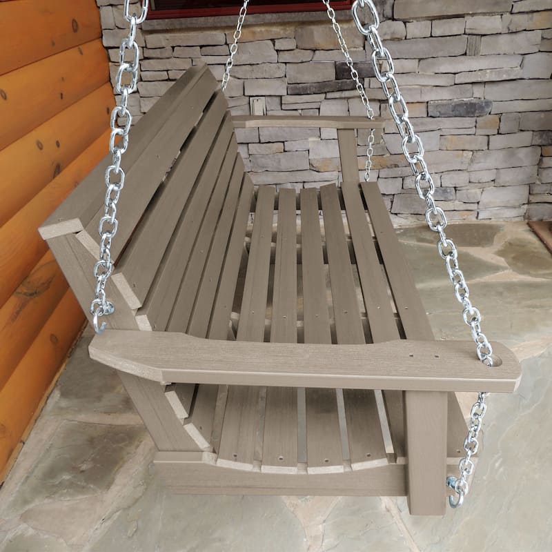 HIGHWOOD Weatherly 5-foot Eco-friendly Synthetic Wood Porch Swing