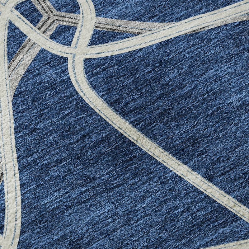 Premium Washable Super Soft Contemporary Geo Mayfield Rug
