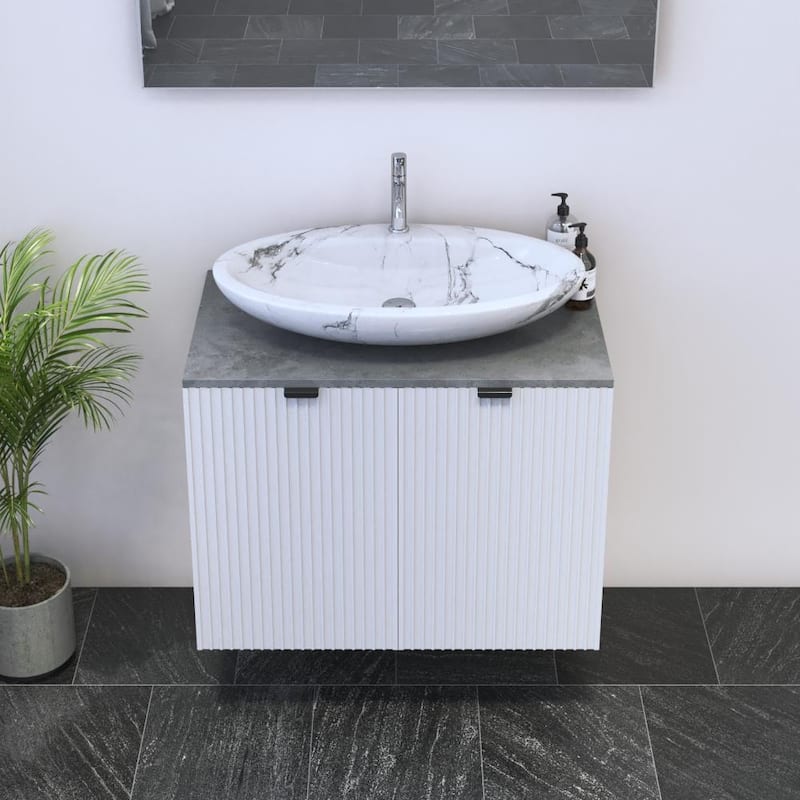Nicole 2D 80 Floating Bathroom Vanity (32" Width)