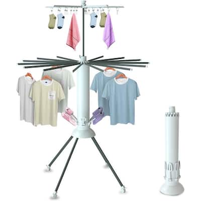 3 Tier Portable Drying Rack - Rotatable Design