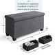 preview thumbnail 32 of 62, Nestl Storage 30-In Storage Ottoman Bench with Storage Bins for Bedroom - Folding Foot Rest Ottoman with Storage for Living Room