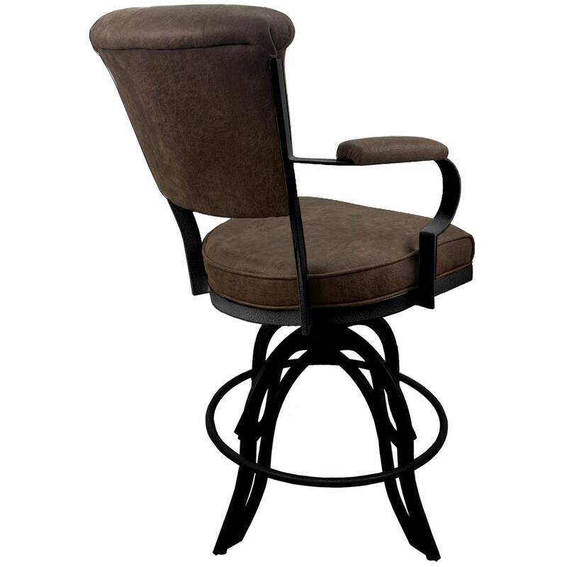 Miami Counter 26" or Bar 30" Metal Bar Stool on A Base
