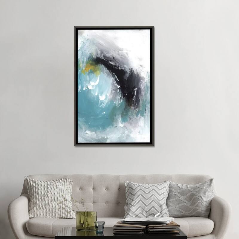 "Aquamarine I" by PI Studio Framed