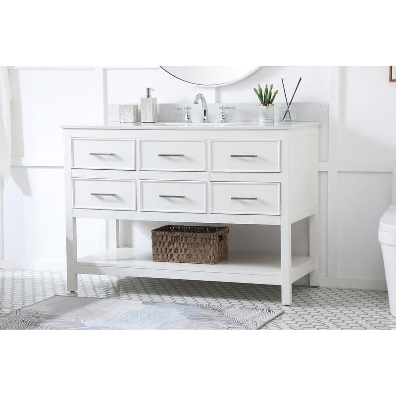 Elegant Lighting VF19048 Sinclaire 48" Free Standing Single Basin