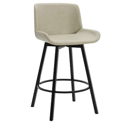 Modern 26" Counter Stool with Swivel, Set of 4
