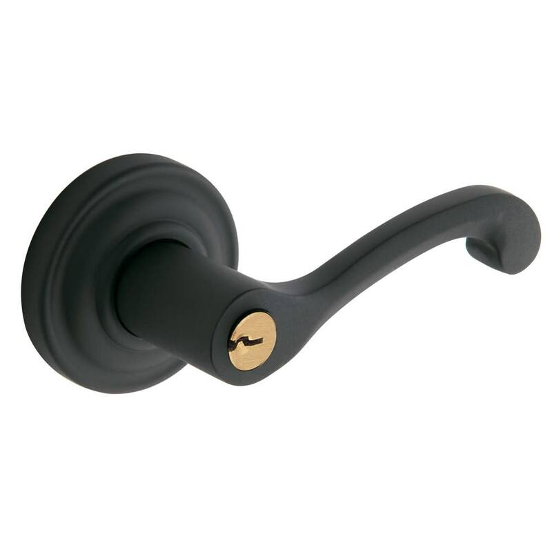 Baldwin Classic Style Single Cylinder Keyed Entry Door Knob Set with