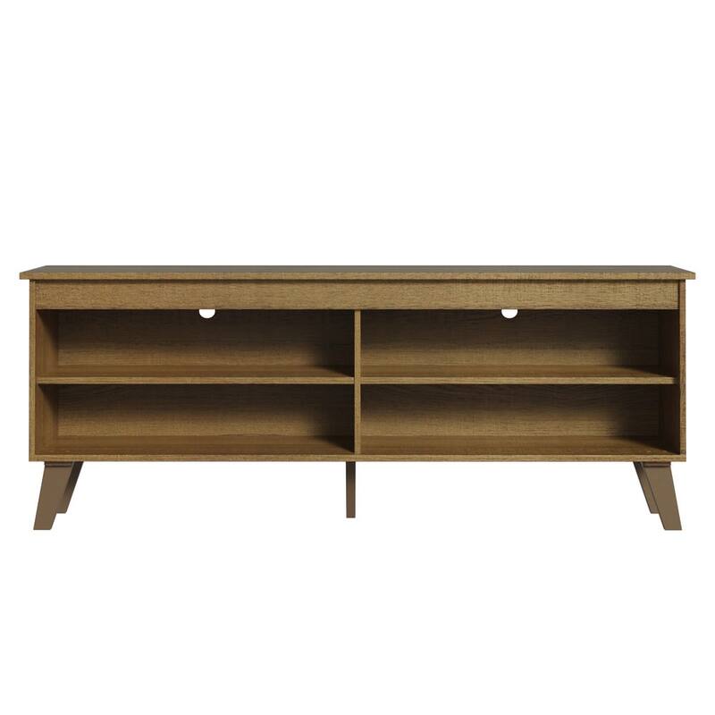 Madesa TV Stand Unit with 4 Shelves and Cable Management for 55, 65 Inch Media Modern Entertainment Center - 53 inches