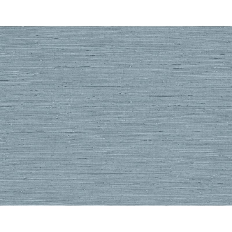 Seabrook Designs Seahaven Rushcloth Embossed Vinyl Unpasted Wallpaper - 27 in. W x 27 ft. L - Pacifico