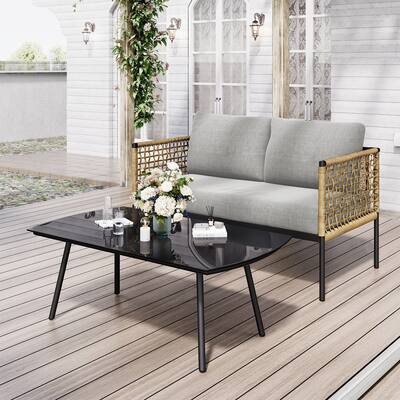 2-piece Waterproof Fabric Sofa Set