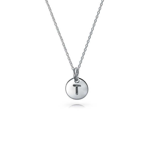 925 Sterling Silver Cubic Zirconia Initial P Shaped Pendant