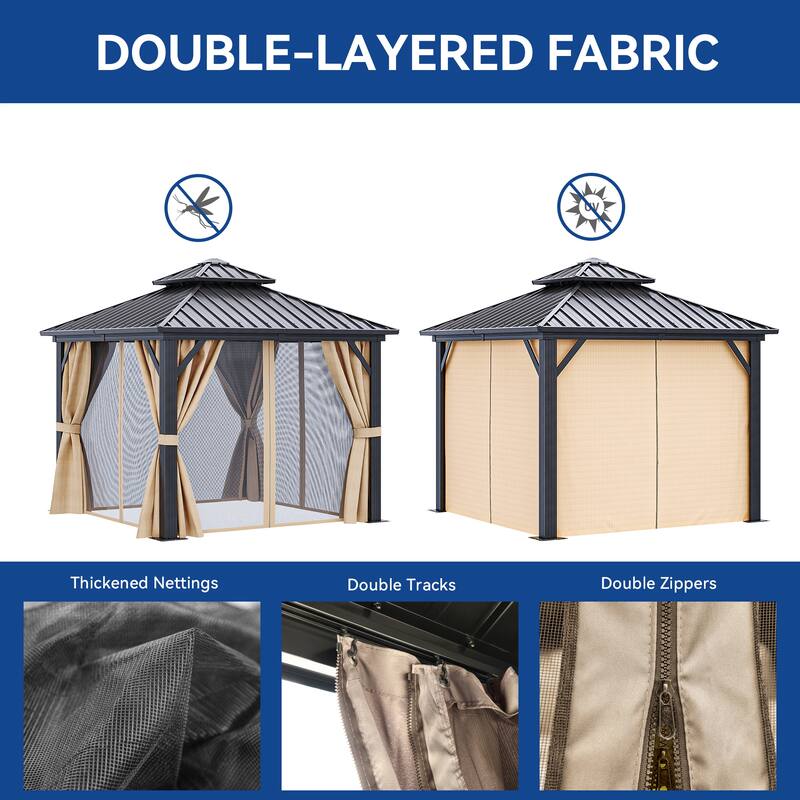 Outdoor Metal Canopy Gazebo