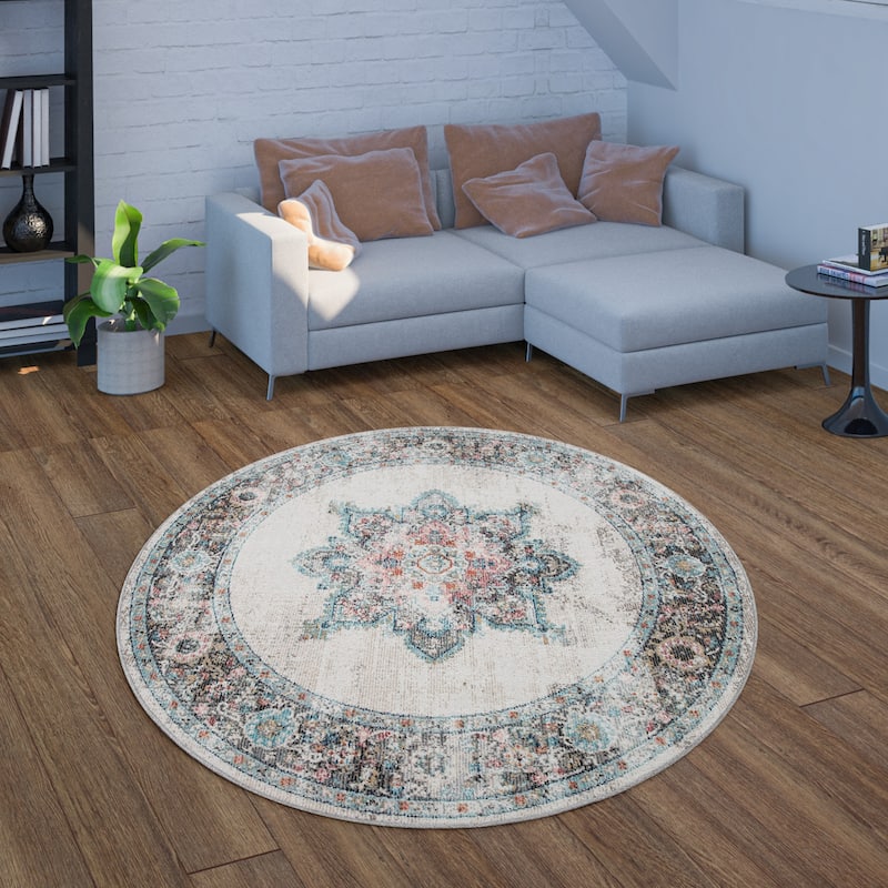 In & Outdoor Area Rug Oriental Pattern In modern differnt Colors