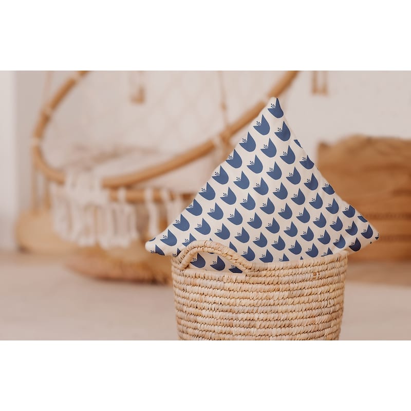 Simple Tulip Design Decorative Indoor Pillow