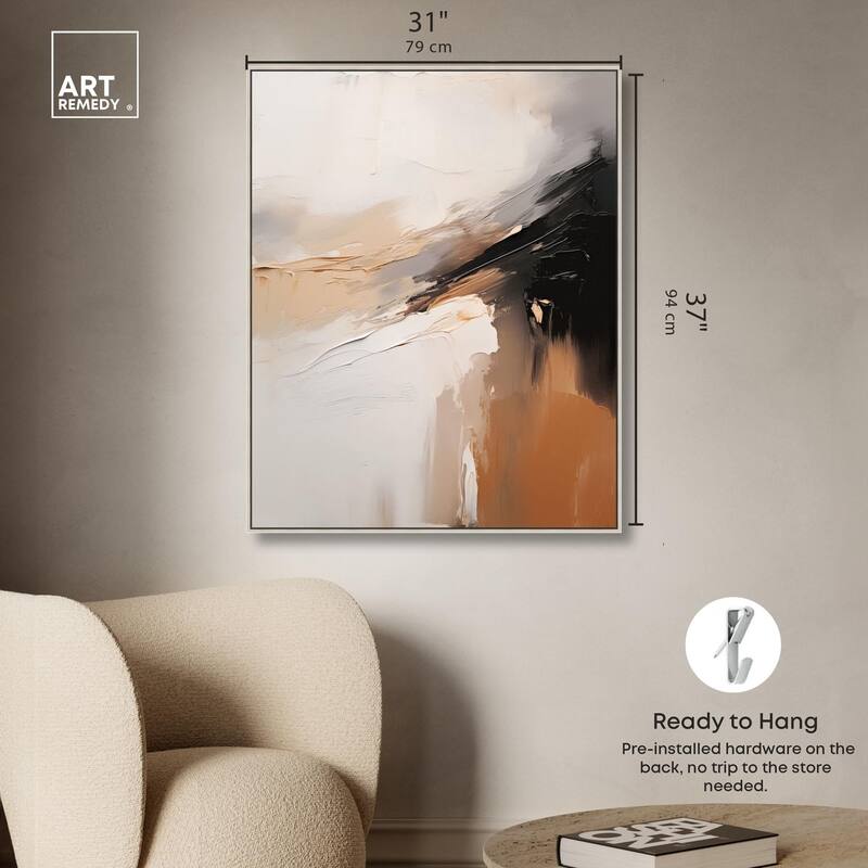 Baked Clay II Canvas by Art Remedy