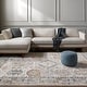 preview thumbnail 1 of 11, Livabliss Transitional Beckham Medallion Area Rug Off-White/Blue - 10' x 13' 11" - Rectangle