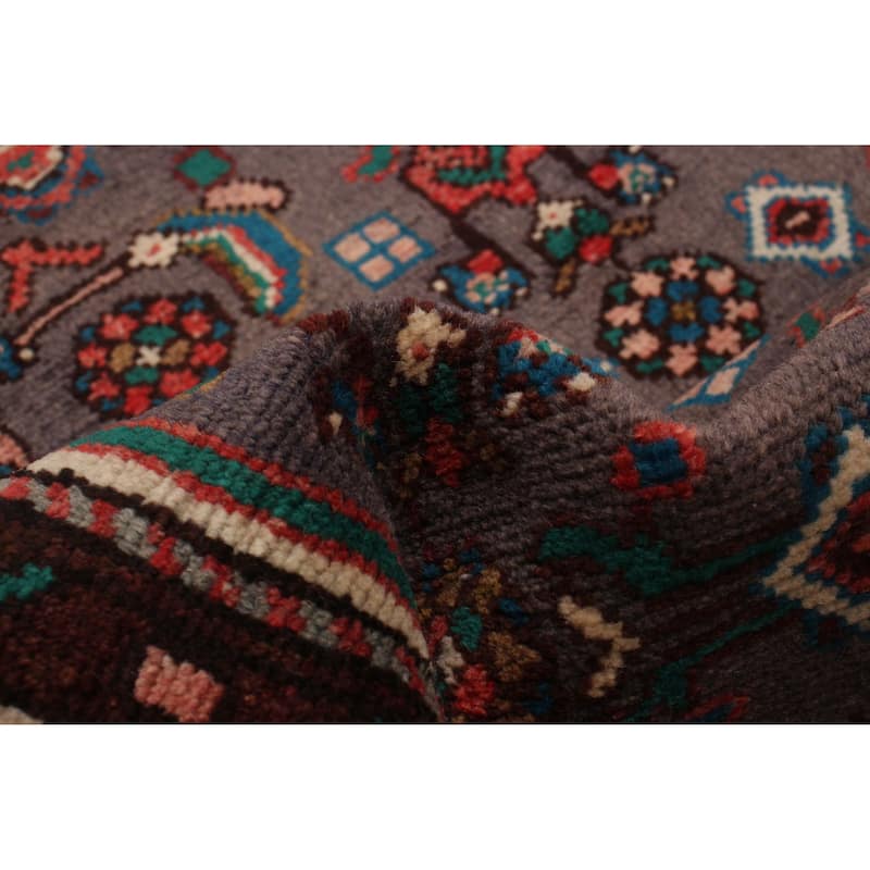 ECARPETGALLERY Hand-knotted Andelz Grey Wool Rug - 3'1 x 10'0