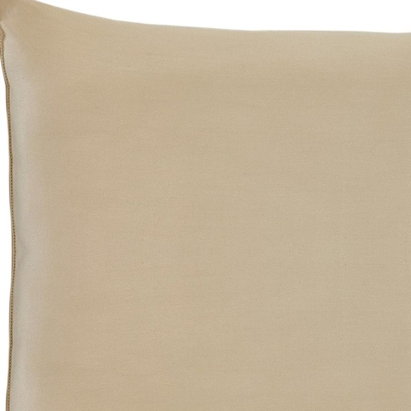 HomeRoots Cotton Wool Medium Hypoallergenic Standard Size Bed Pillow - Ivory