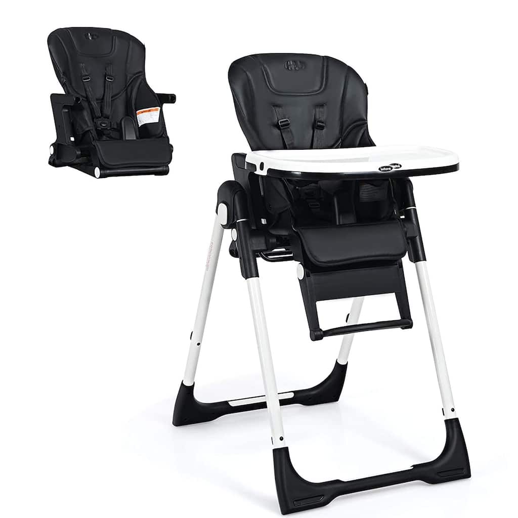 4 in 1 High Chair-Booster Seat with Adjustable Height and Recline - 21 x 28 x 41 inch (MAX)