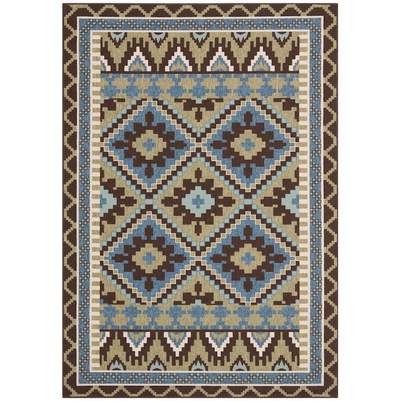 SAFAVIEH Veranda Vitaline Indoor/ Outdoor Waterproof Patio Backyard Rug