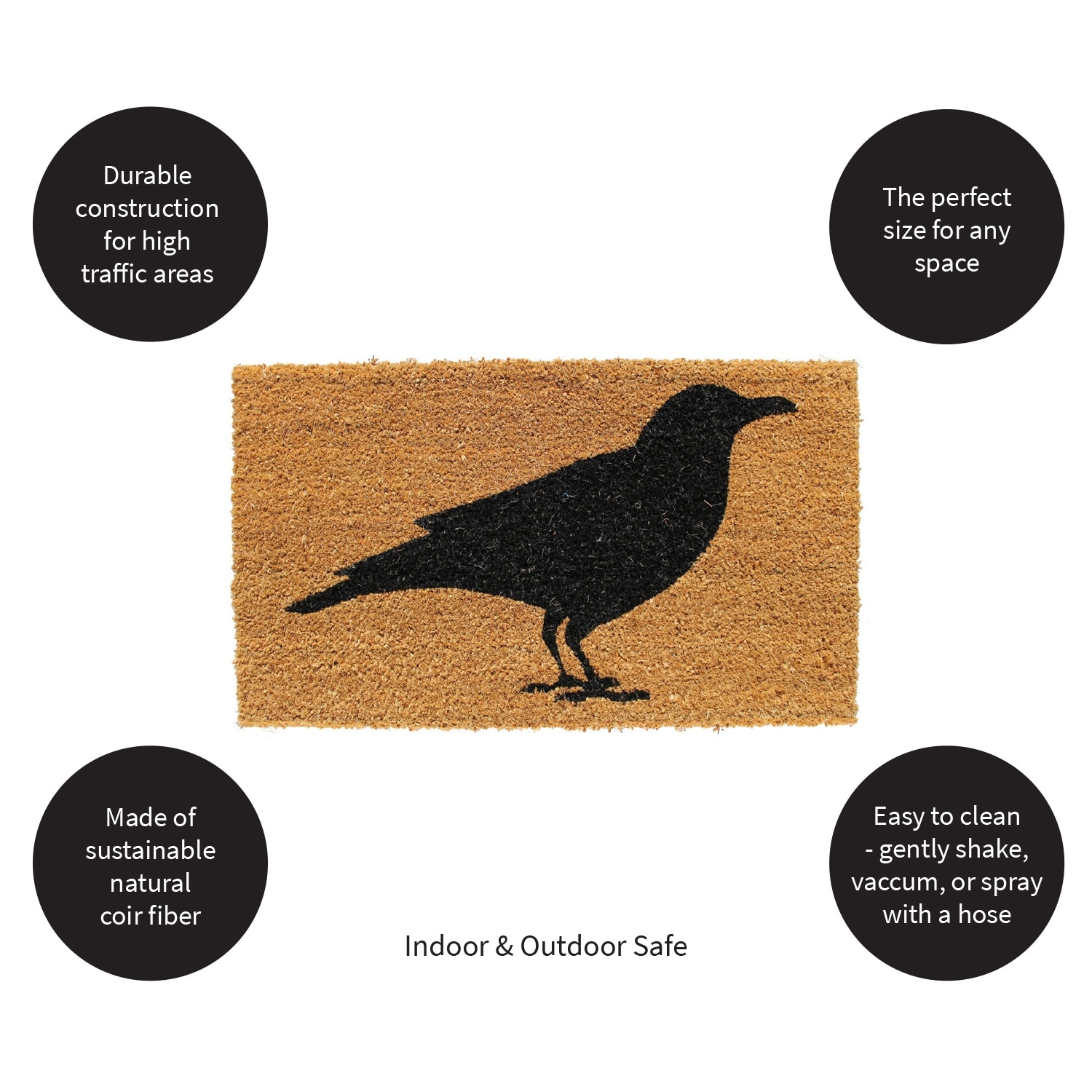 Coir Mat, Raven