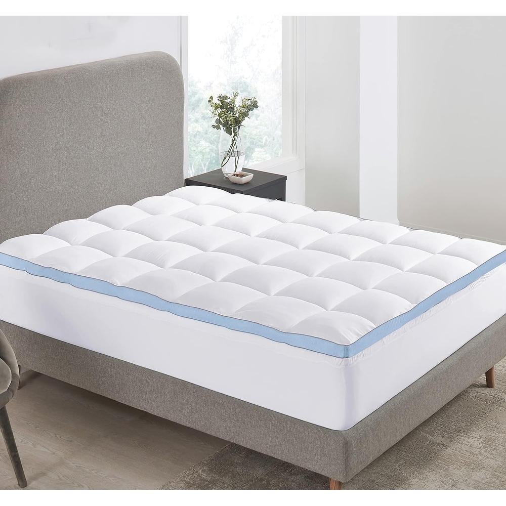 Greaton GREATON Breathable 1-inch Foam Mattress Topper with Perfect Body  Support