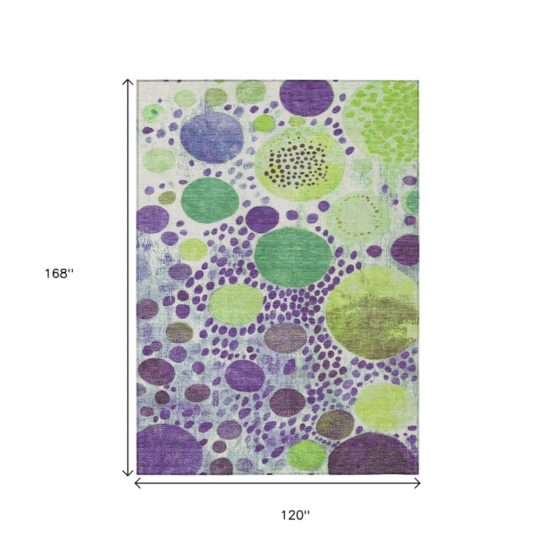 HomeRoots Geometric Transitional Rectangle Outdoor Rug