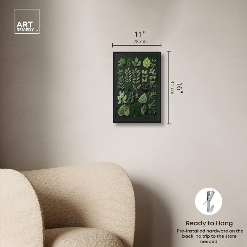Leaf Library III Canvas by Art Remedy