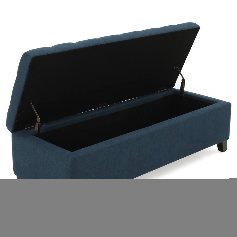 Roomfitters Modern Upholstered Storage Ottoman Bench, Lift-Top Entryway Seating