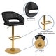 preview thumbnail 126 of 178, Vinyl Adjustable Height Barstool with Rounded Mid-Back